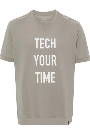 Boggi Milano Slogan-rubberised piqu?? T-shirt