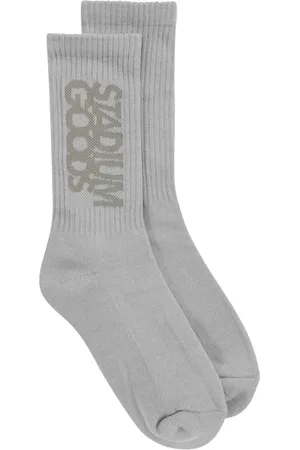 Stadium Goods Ribbed logo " Mist" socks