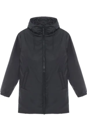 Rains Lohja long hooded jacket