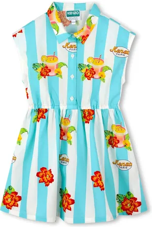Kenzo Floral-print cotton dress
