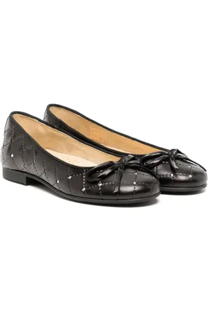 Andanines Crystal-embellished leather ballerinas