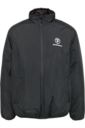 A Bathing Ape AAPENOW moonface logo zip-up jacket
