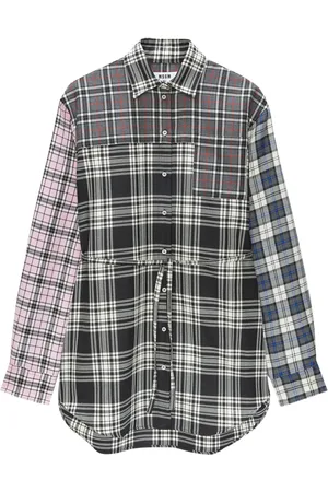 Msgm Check mini shirt dress