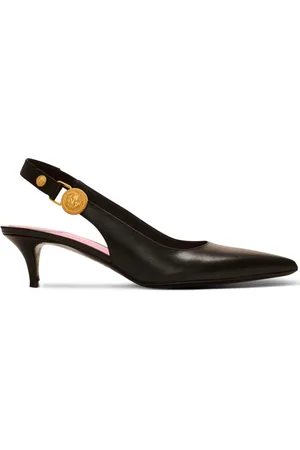 Balmain Eva 50mm leather slingback pumps