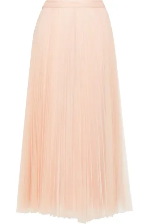 Twin-Set Logo-plaque midi skirt