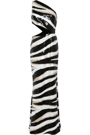 Elie saab Asymmetric sequin dress