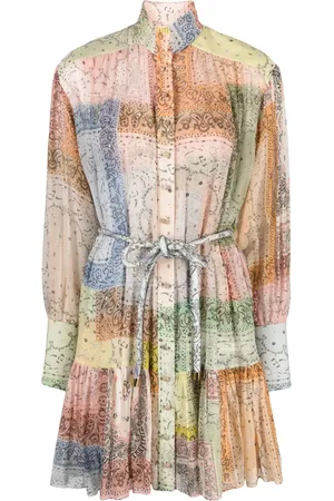 ZIMMERMANN Matchmaker Bandana Patch-print minidress