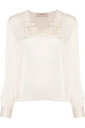 Twin-Set Ruffled-collar blouse