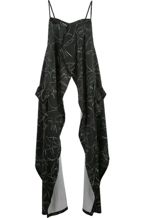 HACULLA Face print longline top