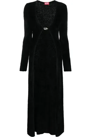 Diesel M-Carol logo-plaque cardigan