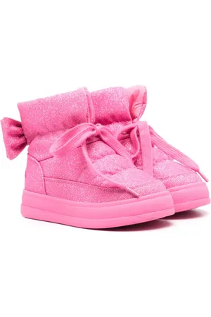 MONNALISA Glitter-detail padded boots