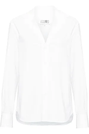 Maison Margiela V-neck cotton shirt