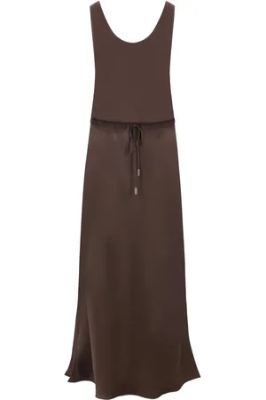 Brunello Cucinelli Satin maxi dress
