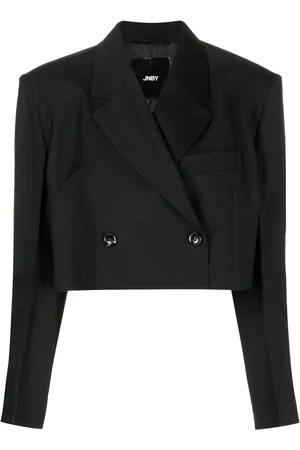 JNBY Cropped.double-breasted blazer