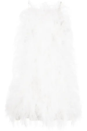 Cult Gaia Shannon feather dress