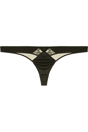 FLEUR DU MAL Top Stitch thong