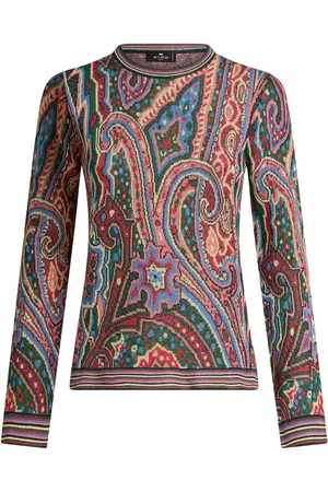 Etro Paisley-jacquard sweater