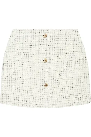 ANINE BING Mateo tweed miniskirt