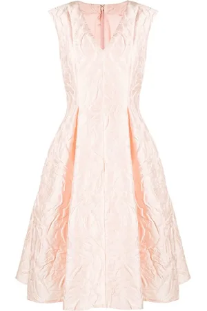 TALBOT RUNHOF Jacquard A-line dress
