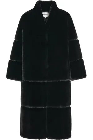 Apparis Sylke V-neck faux-fur coat