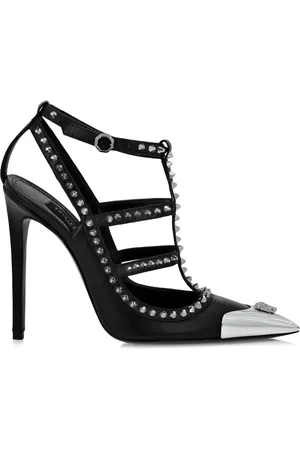 Philipp Plein 120mm stud-embellished leather sandals