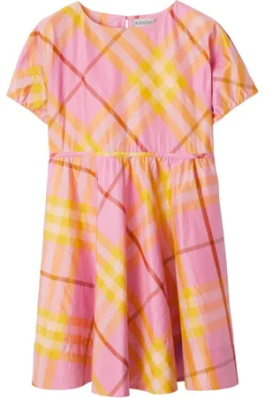 Burberry Checked silk dress