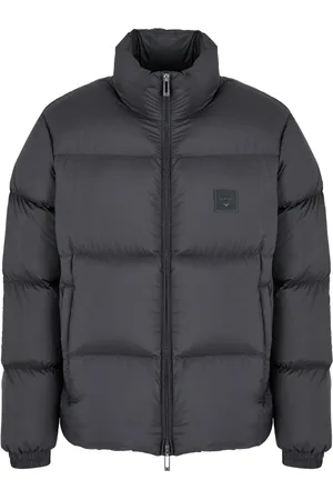 Emporio Armani Logo-patch padded jacket