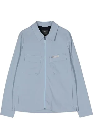 Paul Smith Logo-debossed zip-up jacket
