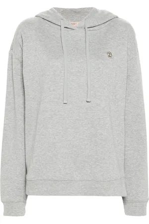 Twin-Set Logo-plaque hoodie