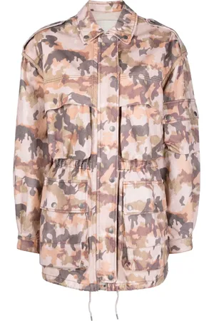 Isabel Marant Elize camouflage-print cotton jacket