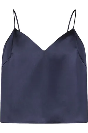 GALVAN Ischia satin tank top