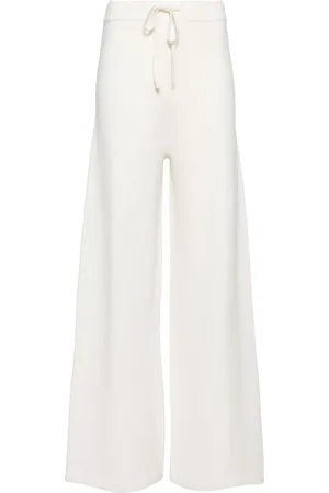 YVES SALOMON Wide-leg knitted trousers