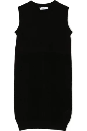 Msgm Sleeveless tricot-knit dress