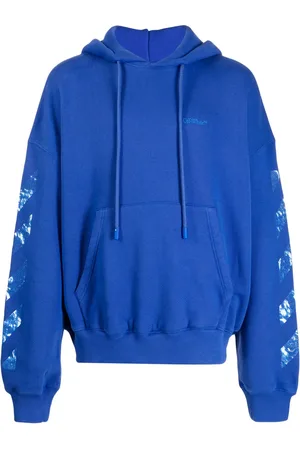 OFF-WHITE Moon Tab cotton hoodie