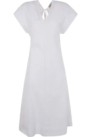 SEMICOUTURE Poplin midi dress