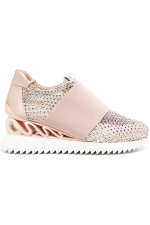 LE SILLA Gilda crystal-embellished sneakers