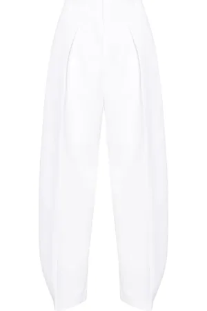 Jacquemus Ovalo pleated palazzo pants