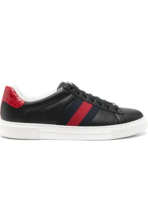 Gucci Ace web-trim sneakers