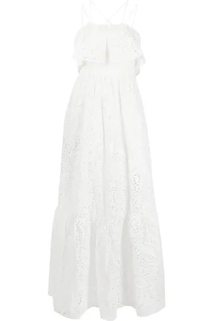 Self-Portrait Broderie anglaise maxi dress