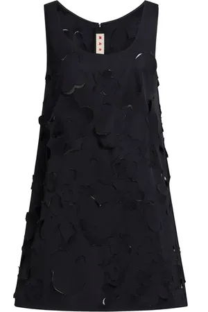 Marni Textured-finish mini dress