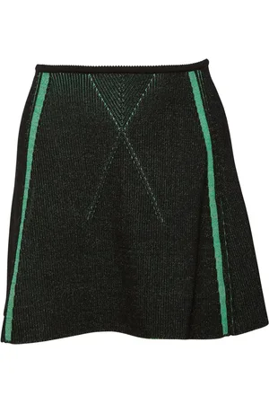 FLEUR DU MAL Ribbed-knit mini skirt