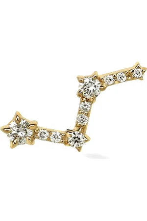 Lark & Berry 14kt yellow Constellation diamond stud earring