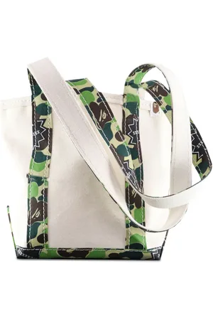SAINT MXXXXXX X BAPE camouflage-print tote bag
