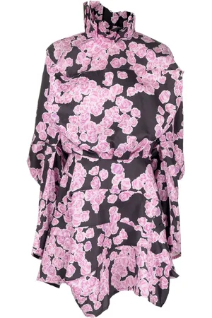 Natasha Zinko Floral-print box shirt dress