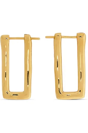 Jil Sander Rectangular hoop earrings