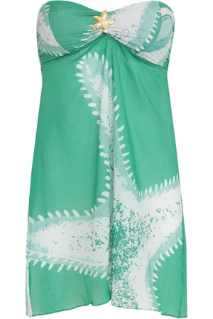 AMIR SLAMA X Jade Jade starfish-print mini dress