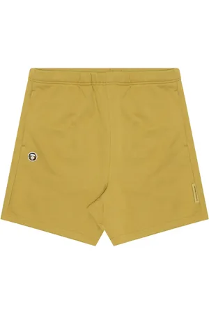 A Bathing Ape Logo-patch elasticated-waist shorts