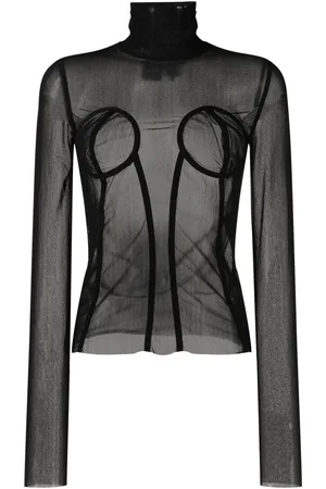 Natasha Zinko High neck mesh top