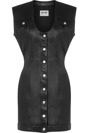 Moschino Leather mini dress