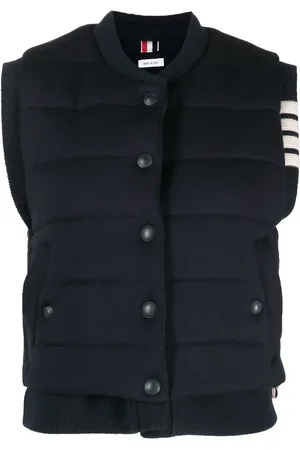 Thom Browne 4-Bar stripe reversible vest